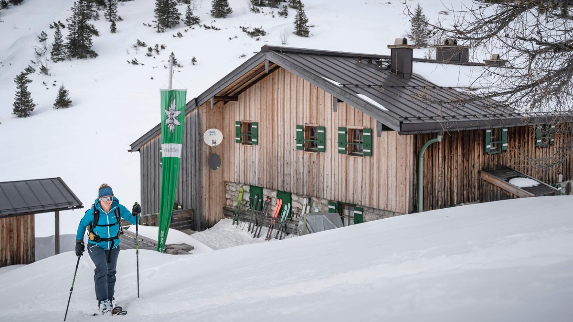 Einige DAV-Hütten haben auch im Winter geöffnet | © DAV/ Klaus Listl www.klauslistl.com